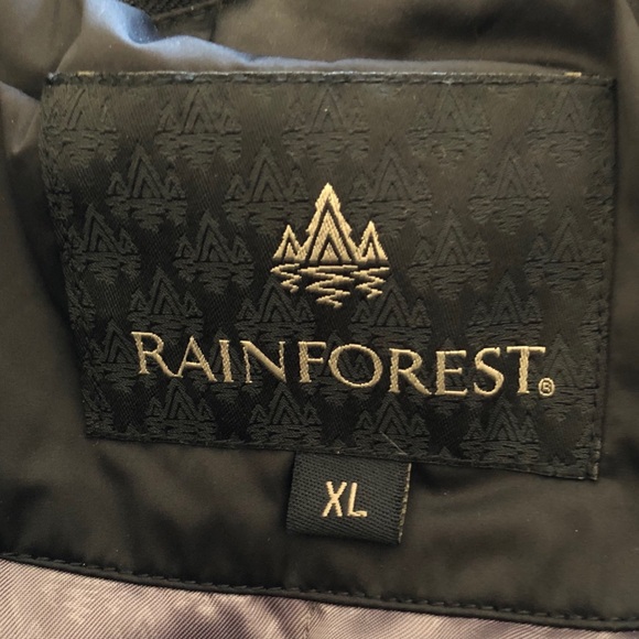 RAINFOREST H2O Resist Down Coat XL Retails $450 - Picture 5 of 8